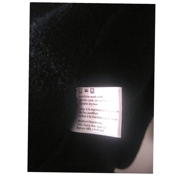 Barefoot Dreams Womens Calypso Grey Ombre Bamboo Chic Lite Knit Open Cardigan SM - Picture 7 of 8